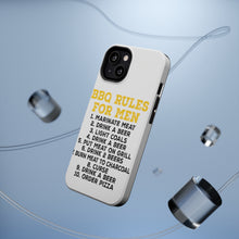 DistinctInk ToughCase for Apple iPhone, Compatible with MagSafe Charging - BBQ Rules for Men