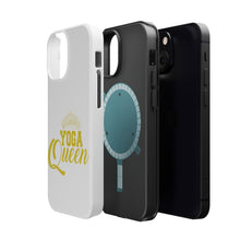 DistinctInk ToughCase for Apple iPhone, Compatible with MagSafe Charging - Yoga Queen Crown
