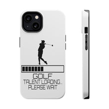 DistinctInk ToughCase for Apple iPhone, Compatible with MagSafe Charging - Golf Talent Loading Please Wait