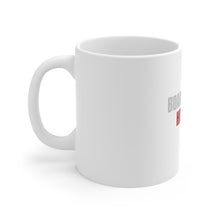 DistinctInk Glossy White Coffee / Tea Mug - Boards Don't Hit Back