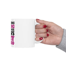 DistinctInk Glossy White Coffee / Tea Mug - Watching Baking Shows is My Cardio