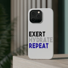 DistinctInk ToughCase for Apple iPhone, Compatible with MagSafe Charging - Exert Hydrate Repeat