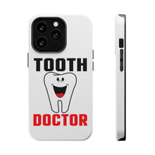 DistinctInk ToughCase for Apple iPhone, Compatible with MagSafe Charging - Tooth Doctor Dentist