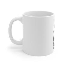 DistinctInk Glossy White Coffee / Tea Mug - OMG WTF Ref U Need Glasses
