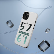 DistinctInk ToughCase for Apple iPhone, Compatible with MagSafe Charging - 5'2 But My Attitude is 6'1