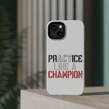 DistinctInk ToughCase for Apple iPhone, Compatible with MagSafe Charging - Practice Like a Champion