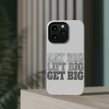 DistinctInk ToughCase for Apple iPhone, Compatible with MagSafe Charging - Eat Big Lift Big Get Big