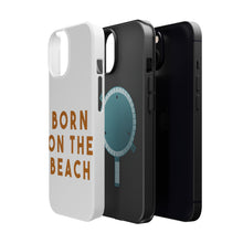 DistinctInk ToughCase for Apple iPhone, Compatible with MagSafe Charging - Born on the Beach