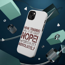 DistinctInk ToughCase for Apple iPhone, Compatible with MagSafe Charging - MMA Training Easy? Nope! Worth It!