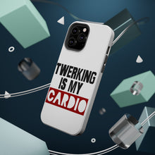 DistinctInk ToughCase for Apple iPhone, Compatible with MagSafe Charging - Twerking is My Cardio