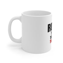 DistinctInk Glossy White Coffee / Tea Mug - Rugby The Few The Proud the Insane