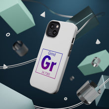 DistinctInk ToughCase for Apple iPhone, Compatible with MagSafe Charging - Entrepreneur Grind GR Element