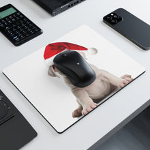 DistinctInk Mouse Pad - 1/4" Foam Rubber - Dogo Argentino Puppy