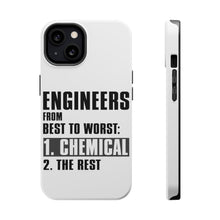 DistinctInk ToughCase for Apple iPhone, Compatible with MagSafe Charging - Chemical Engineers are the Best
