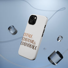 DistinctInk ToughCase for Apple iPhone, Compatible with MagSafe Charging - Coffee Contour & Confidence