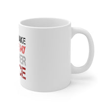 DistinctInk Glossy White Coffee / Tea Mug - Don't Make Me Use My Teacher Voice