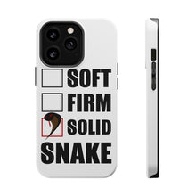 DistinctInk ToughCase for Apple iPhone, Compatible with MagSafe Charging - Soft Firm Solid Snake