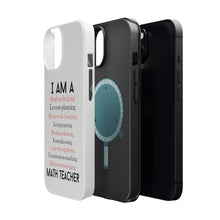 DistinctInk ToughCase for Apple iPhone, Compatible with MagSafe Charging - Teacher Student Helping Homework Encourage