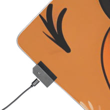 DistinctInk LED Gaming Mouse Pad with Ghost Skeleton Pumpkin Cartoons Design for Halloween