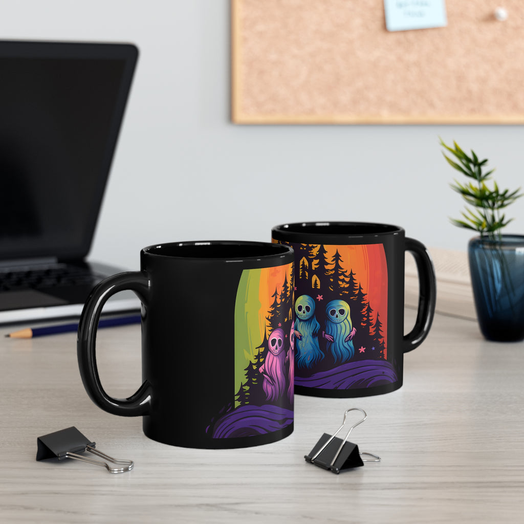 Black Coffee Mug - Discover Your True Path for Halloween LGBTQ+ Pride, view 9