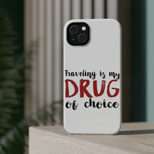 DistinctInk ToughCase for Apple iPhone, Compatible with MagSafe Charging - Traveling is My Drug of Choice
