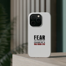 DistinctInk ToughCase for Apple iPhone, Compatible with MagSafe Charging - Never Been Chased By A Mad Mama Cow