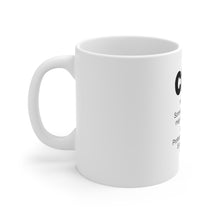 DistinctInk Glossy White Coffee / Tea Mug - Chef Definition - Magic in the Kitchen