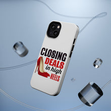 DistinctInk ToughCase for Apple iPhone, Compatible with MagSafe Charging - Closing Deals in High Heels