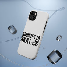 DistinctInk ToughCase for Apple iPhone, Compatible with MagSafe Charging - Addicted to Skating