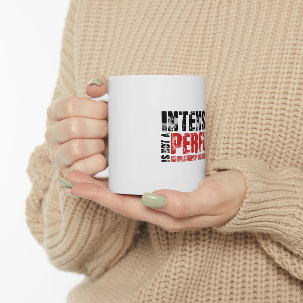 Glossy White Coffee / Tea Mug - Intensity Isn't A Perfume, view 10