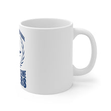 DistinctInk Glossy White Coffee / Tea Mug - All Men Created Equal A Few Become Lawyers