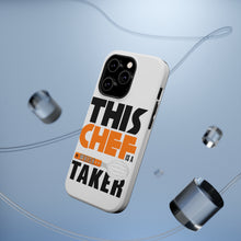 DistinctInk ToughCase for Apple iPhone, Compatible with MagSafe Charging - This Chef is a Whisk Taker