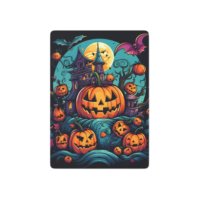 DistinctInk Playing / Poker Cards with Trick or Treat Parade Design for Halloween