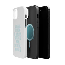 DistinctInk ToughCase for Apple iPhone, Compatible with MagSafe Charging - I Pretend to be Normal But It Gets Boring