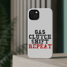 DistinctInk ToughCase for Apple iPhone, Compatible with MagSafe Charging - Gas Clutch Shift Repeat
