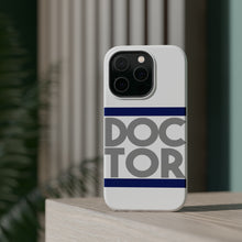 DistinctInk ToughCase for Apple iPhone, Compatible with MagSafe Charging - DOCTOR Word Art