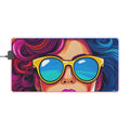 LED Gaming Mouse Pad with Life's Unforgettable Moments Design for LGBTQ+ Pride, view 2