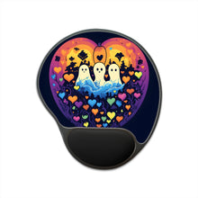 DistinctInk Mouse Pad with Wrist Rest  with A Life Of Adventure Design for Halloween  LGBTQ+ Pride