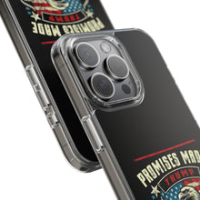 DistinctInk Hybrid (Acrylic/TPU) Clear Slim Fit Case for Apple iPhone | Trump: Promises Made, Promises Kept - Conservative