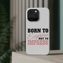 DistinctInk ToughCase for Apple iPhone, Compatible with MagSafe Charging - Born to Express Not to Impress