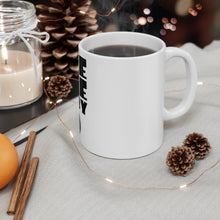 DistinctInk Glossy White Coffee / Tea Mug - Ace Ace Baby Tennis