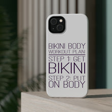 DistinctInk ToughCase for Apple iPhone, Compatible with MagSafe Charging - Bikini Body Workout Plan Get Bikini Put On Body