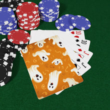 DistinctInk Playing / Poker Cards with Ghost Skeleton Pumpkin Pattern Design for Halloween