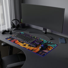DistinctInk LED Gaming Mouse Pad with Trick or Treat Parade Design for Halloween