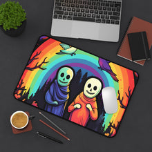 DistinctInk Desk Mat with Living Life to the Fullest Design for Halloween  LGBTQ+ Pride