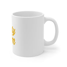 DistinctInk Glossy White Coffee / Tea Mug - Sporty Mom
