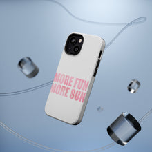 DistinctInk ToughCase for Apple iPhone, Compatible with MagSafe Charging - More Fun More Sun