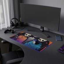 DistinctInk LED Gaming Mouse Pad with The Paths We Choose Design for Halloween  LGBTQ+ Pride