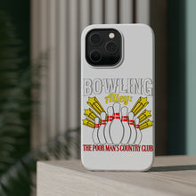 DistinctInk ToughCase for Apple iPhone, Compatible with MagSafe Charging - Bowling Alley The Poor Man's Country Club