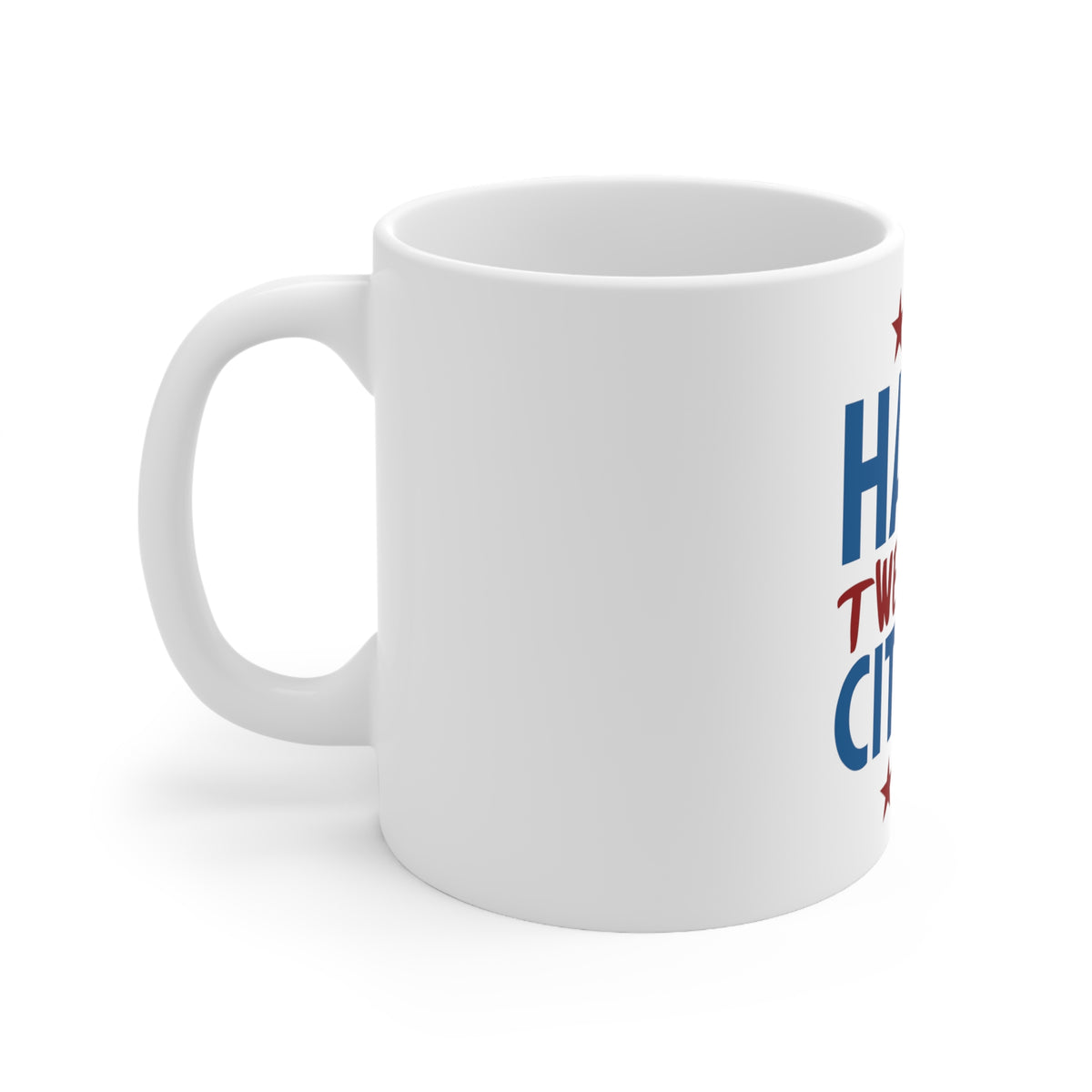 Glossy White Coffee / Tea Mug - Hard Twerking Citizen, view 2